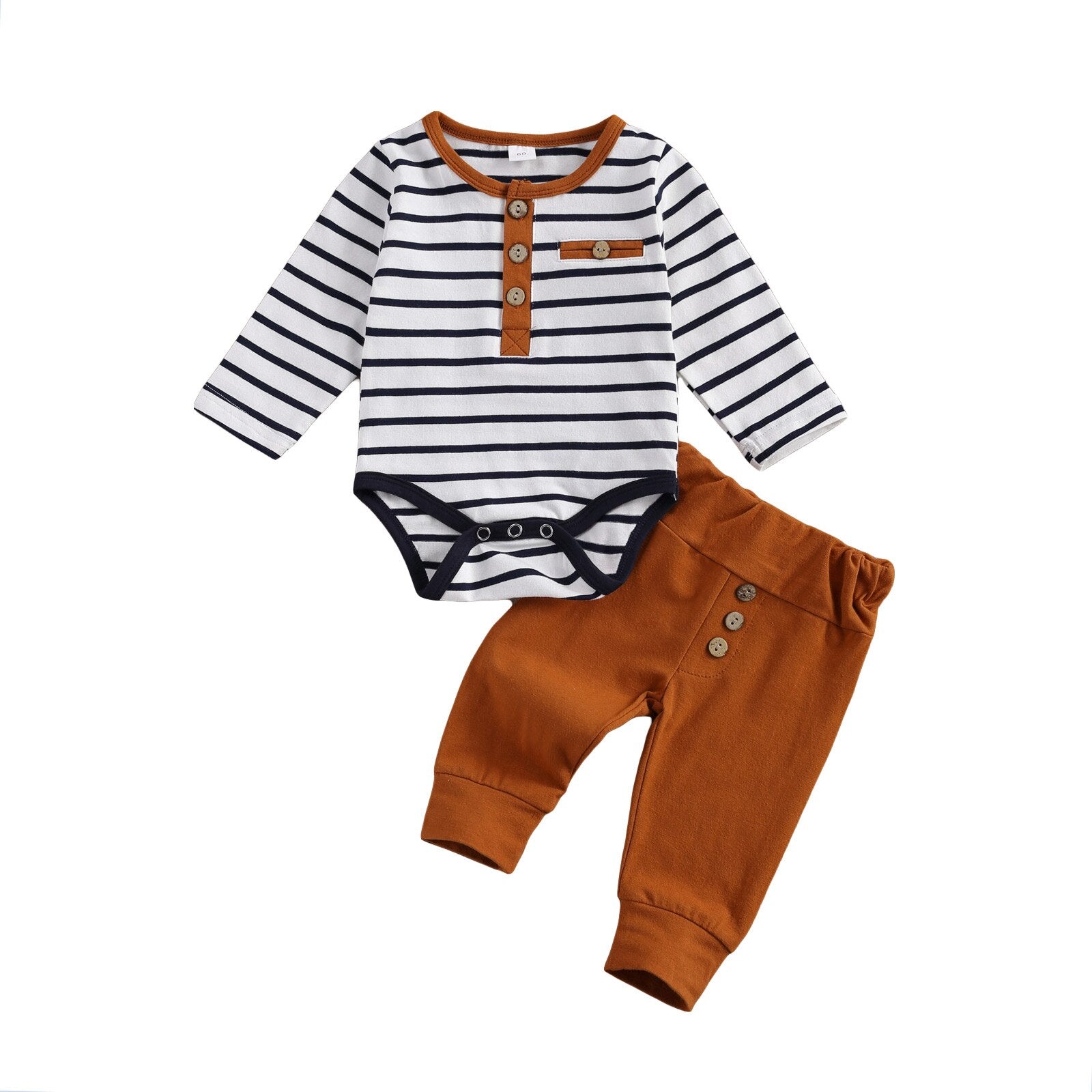 Conjunto Casual Conjunto Loja Click Certo Amarelo 0-3 meses 