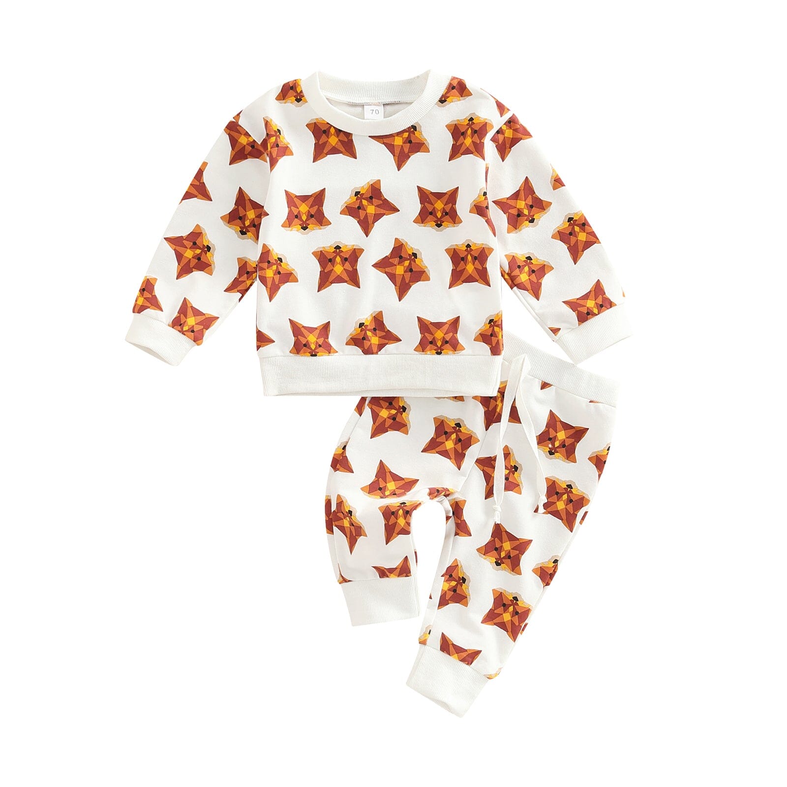 Conjunto Infantil Animais Loja Click Certo Raposa 0-6 Meses 