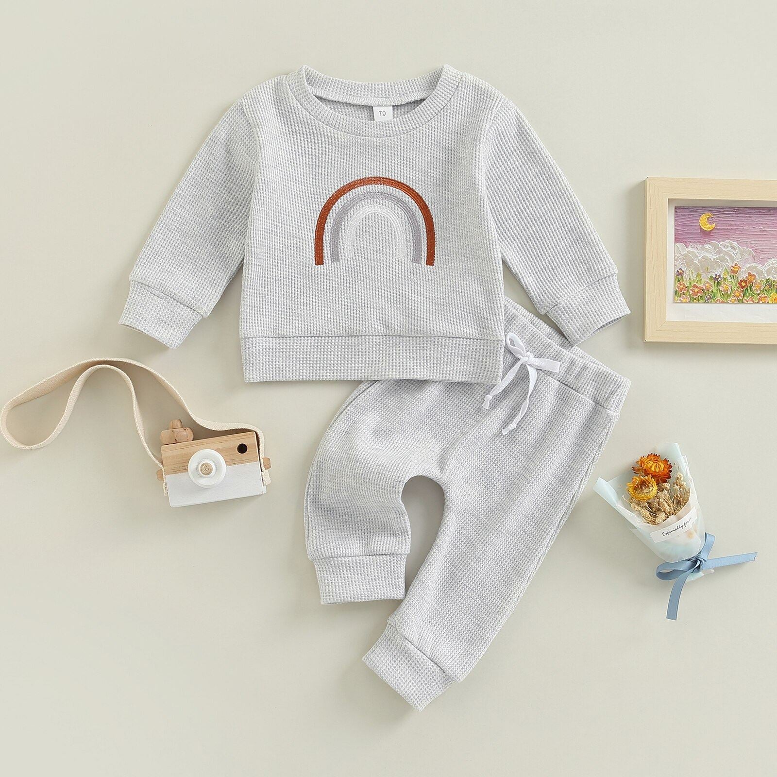 Conjunto Infantil Arco-íris Loja Click Certo 