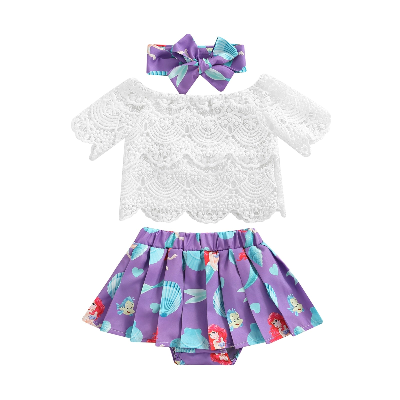 Conjunto Infantil Ariel conjunto Loja Click Certo 