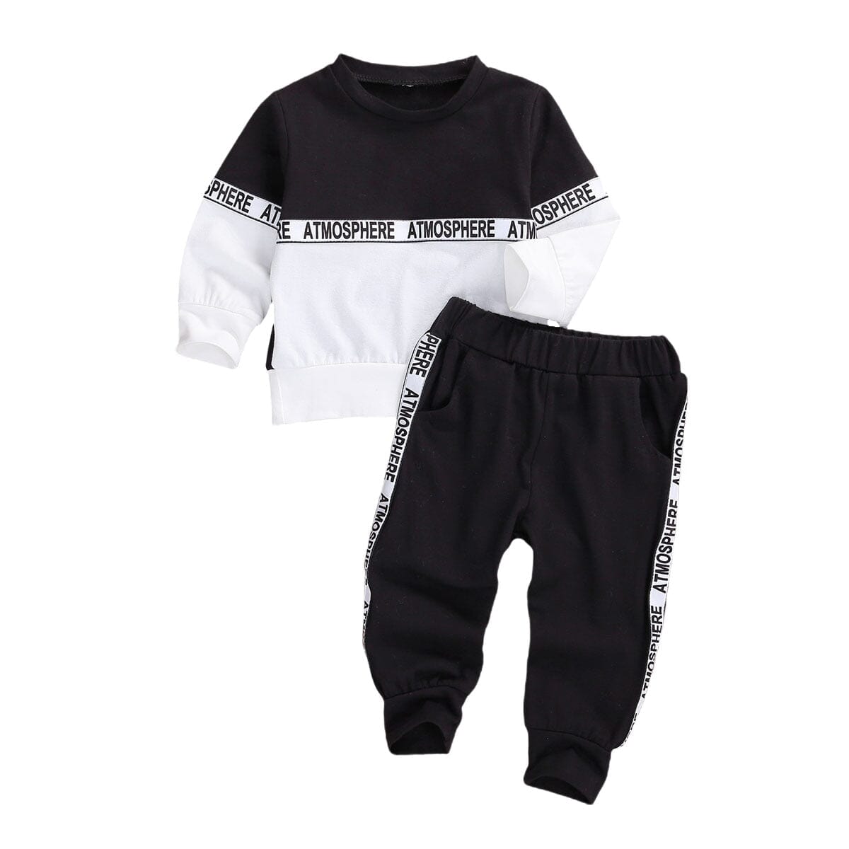 Conjunto Infantil Atmosfera Loja Click Certo Preto 0-6 Meses 