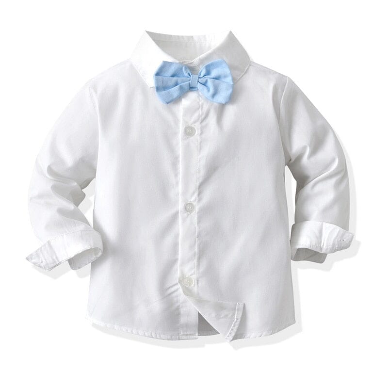 Conjunto Infantil Azul Batizado Loja Click Certo 