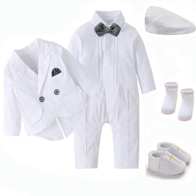 Conjunto Infantil Batizado 5 Peças 0 Loja Click Certo 