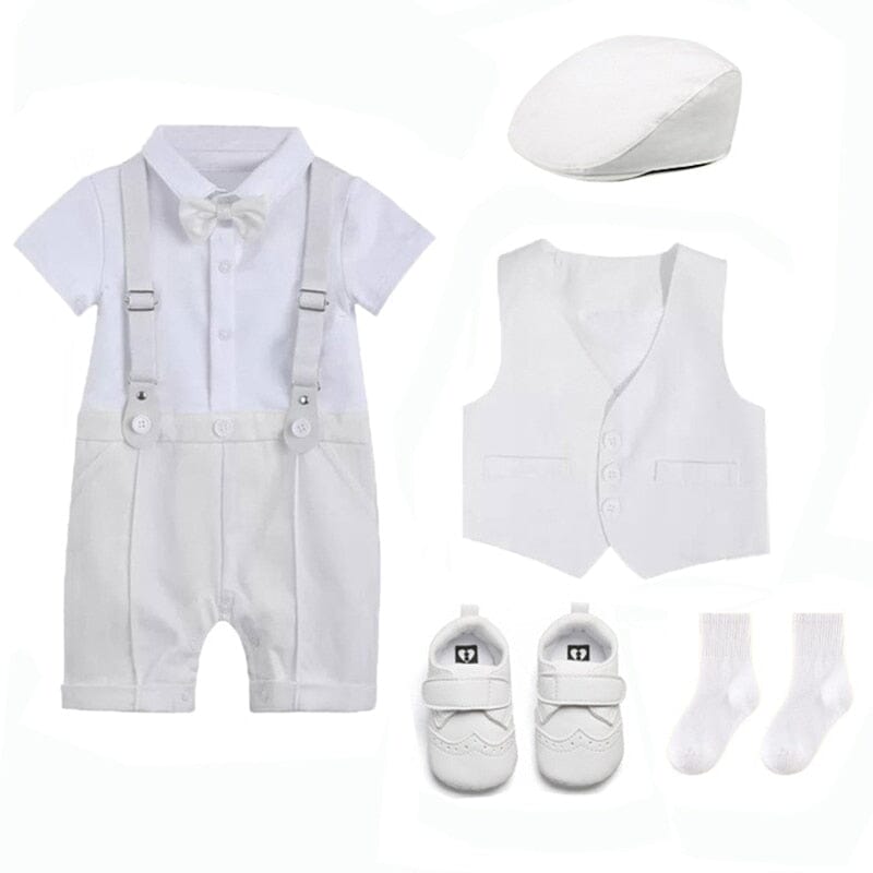 Conjunto Infantil Batizado 5 Peças 0 Loja Click Certo Modelo 2 0-3 Meses 