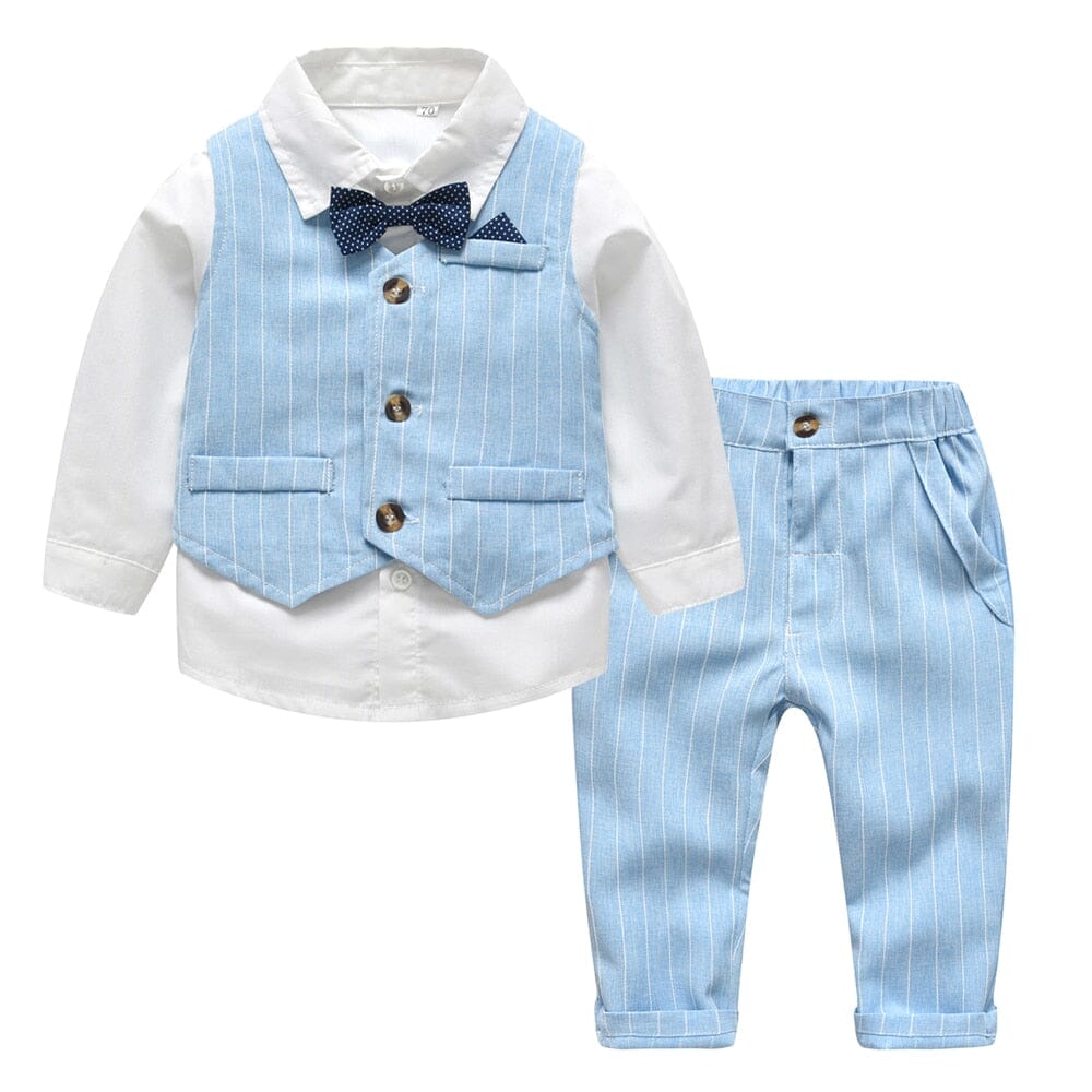 Conjunto Infantil Batizado Azul Loja Click Certo 