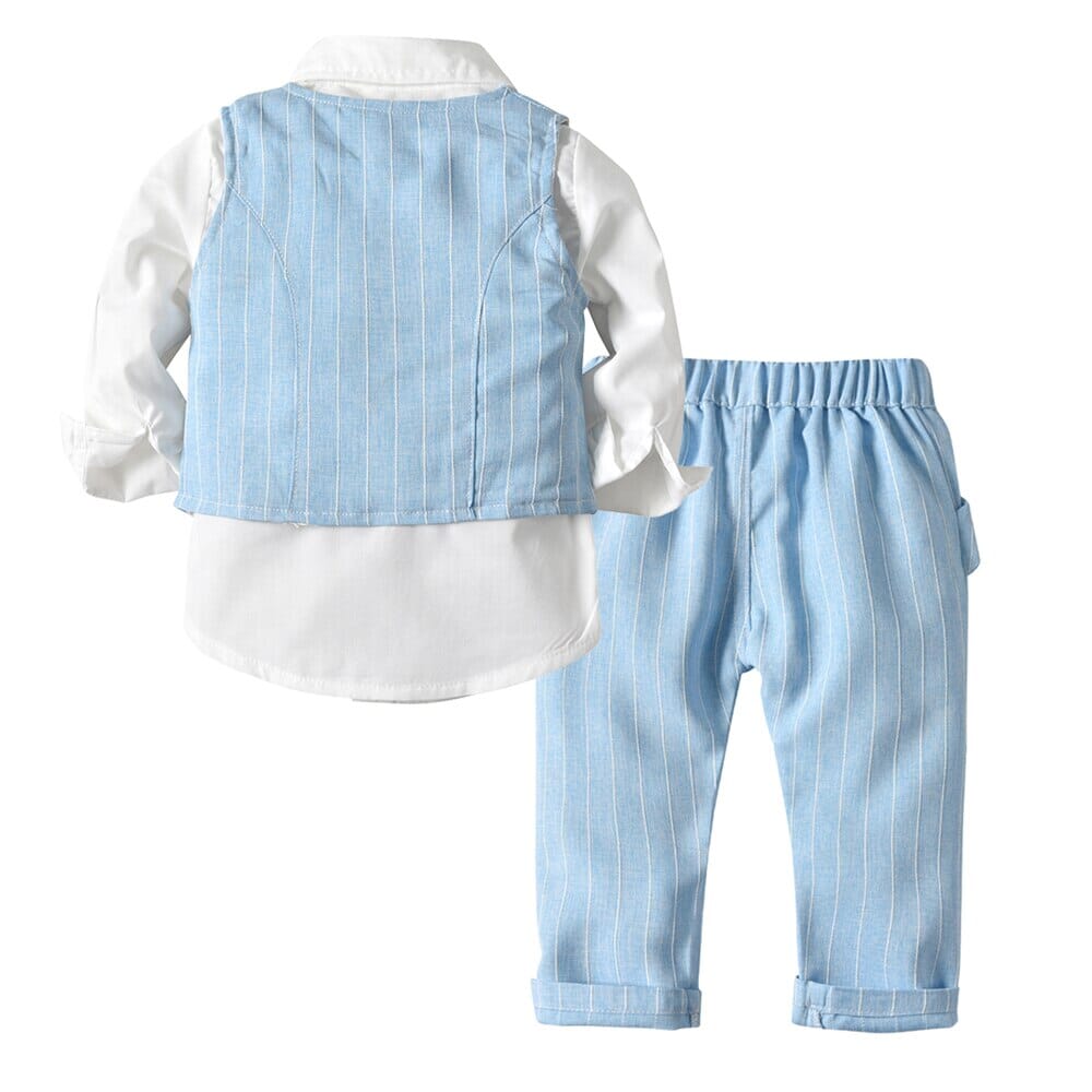 Conjunto Infantil Batizado Azul Loja Click Certo 