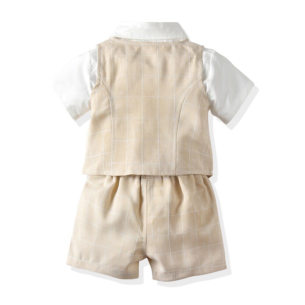 Conjunto Infantil Batizado Bege Loja Click Certo 