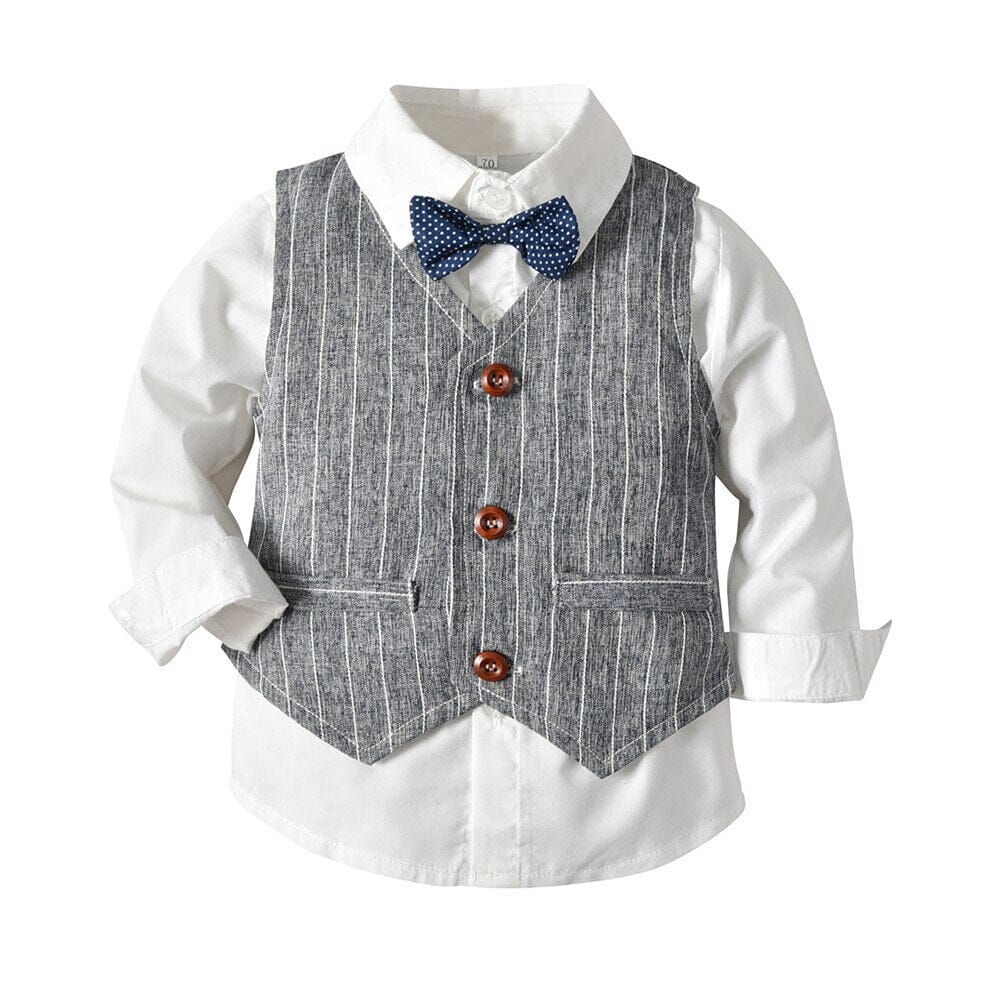 Conjunto Infantil Batizado Colete Loja Click Certo 