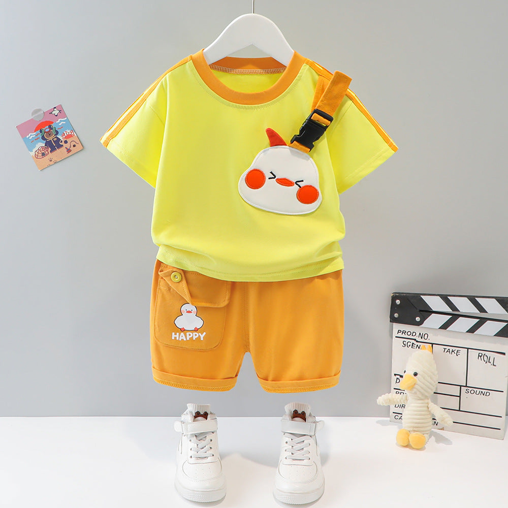 Conjunto Infantil Bichinhos conjunto Loja Click Certo Amarelo 3-6 Meses 