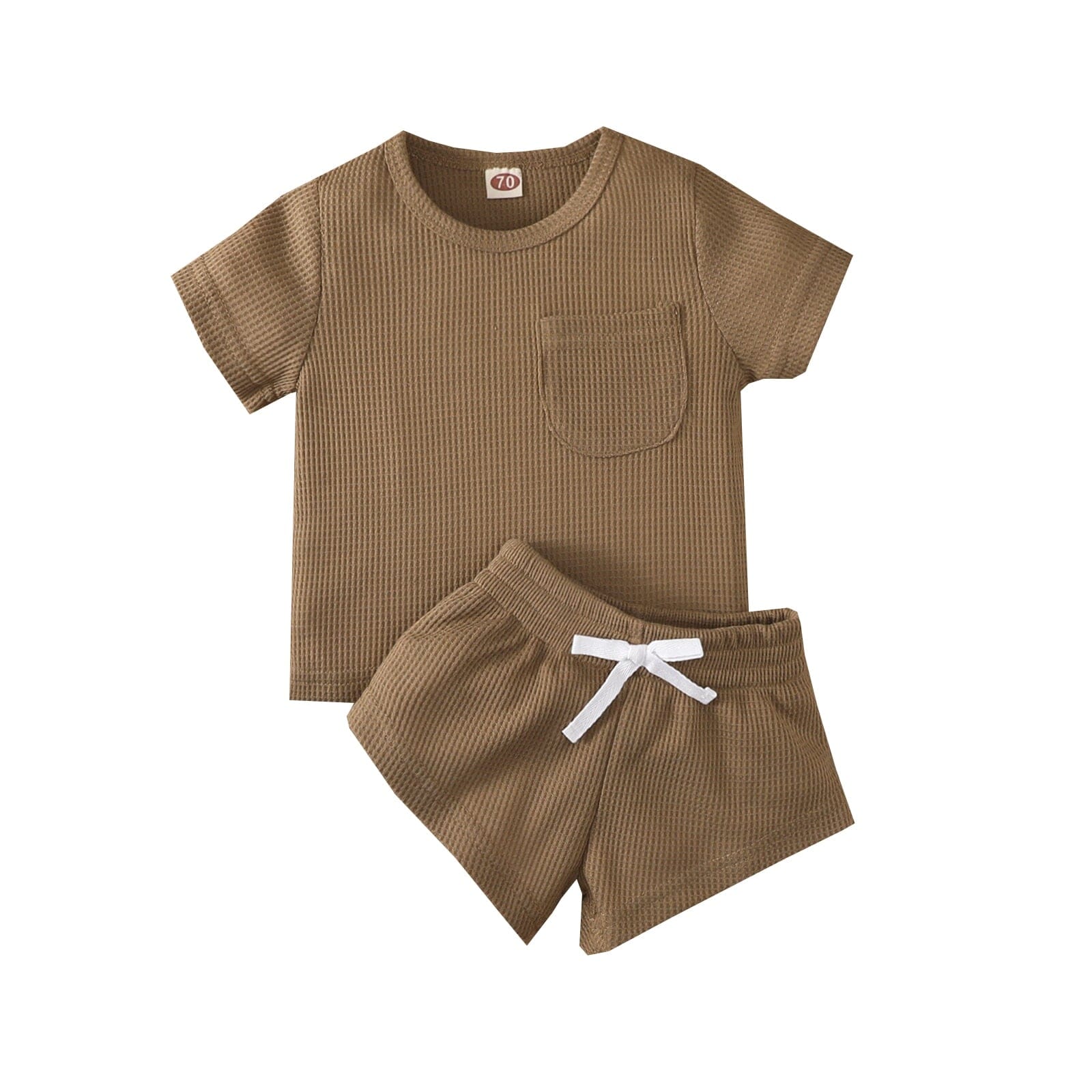 Conjunto Infantil Bolsinho Loja Click Certo coffee 0-6 Meses 