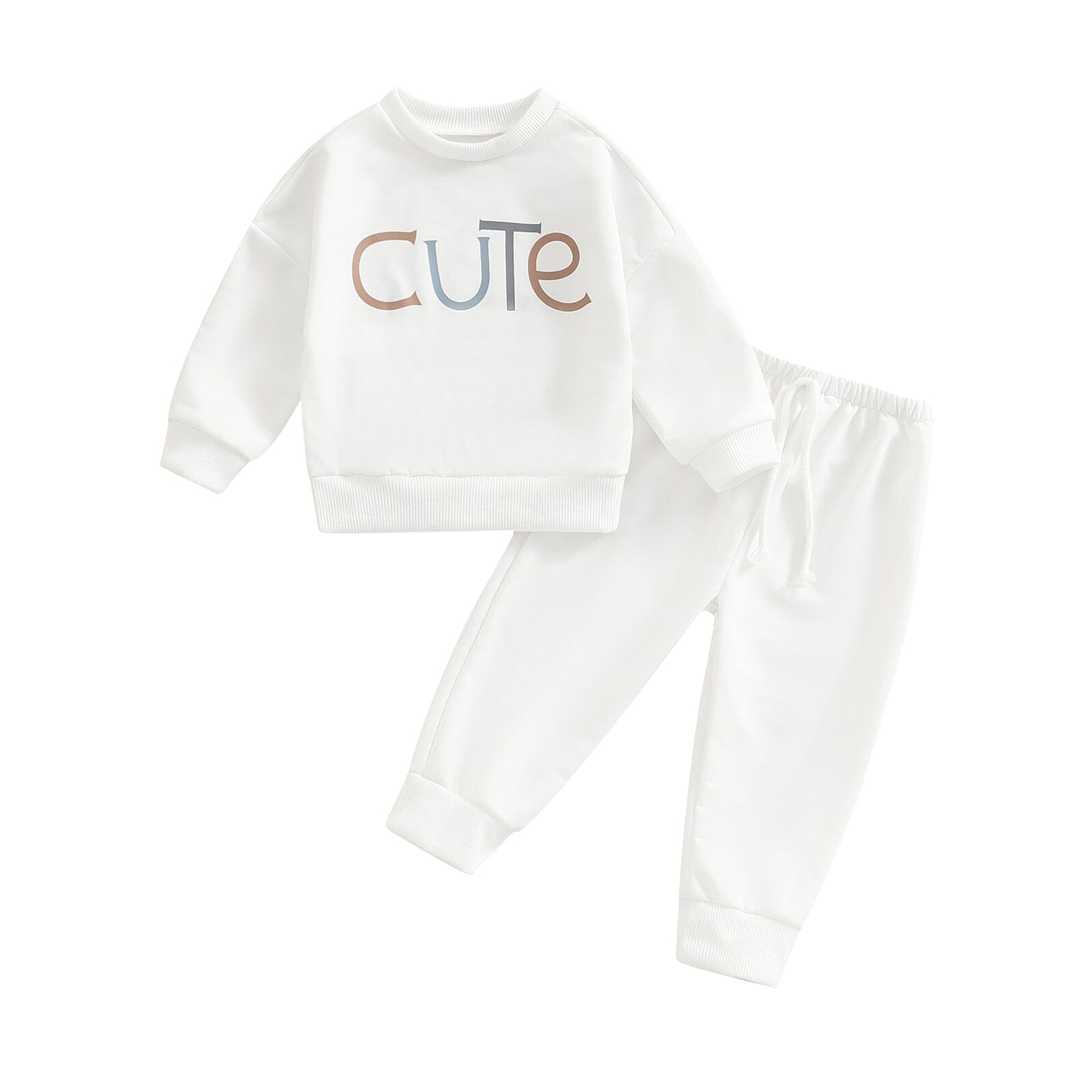 Conjunto Infantil Cute Loja Click Certo Branco 1-2 Anos 