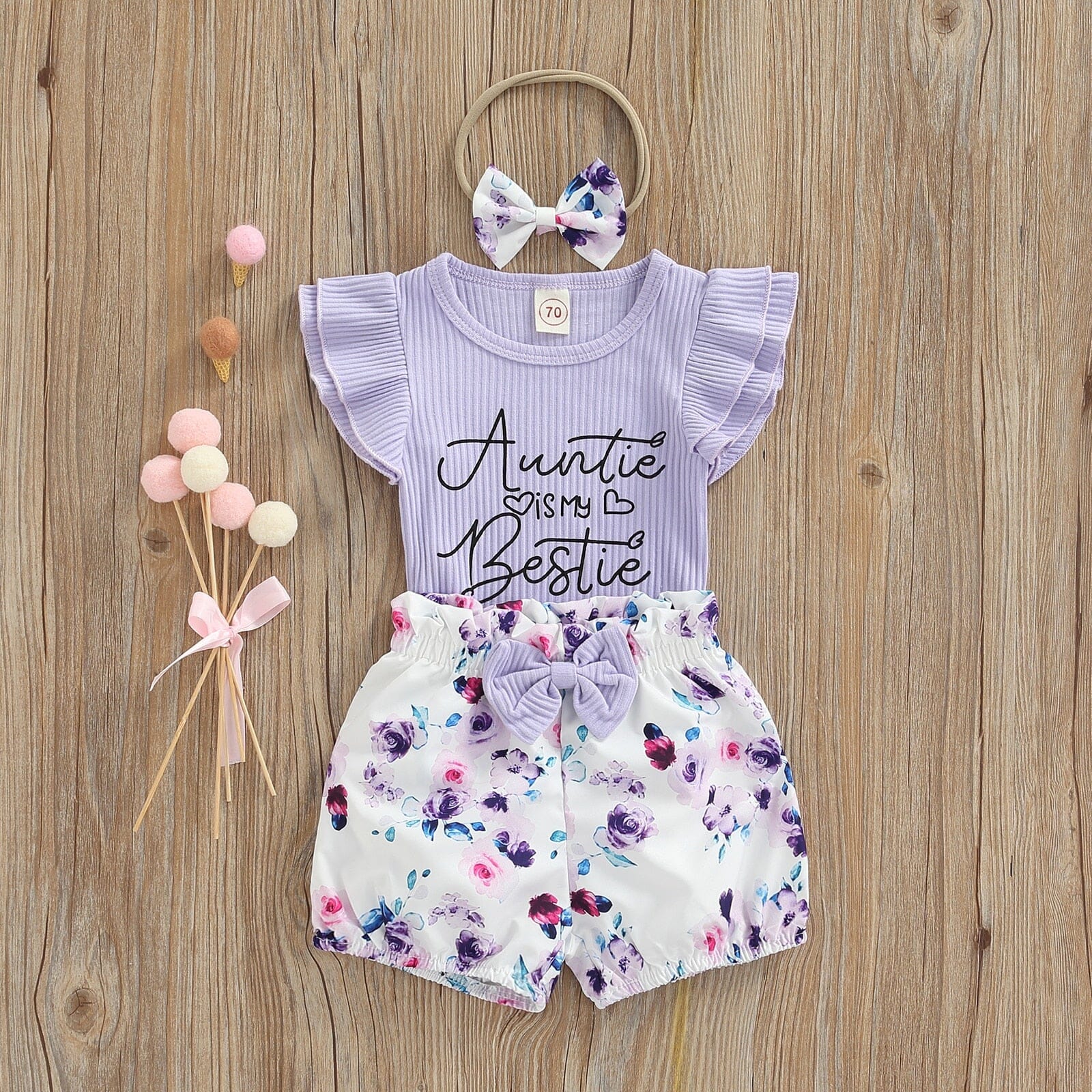 Conjunto Infantil Feminino "Amiga" Loja Click Certo 