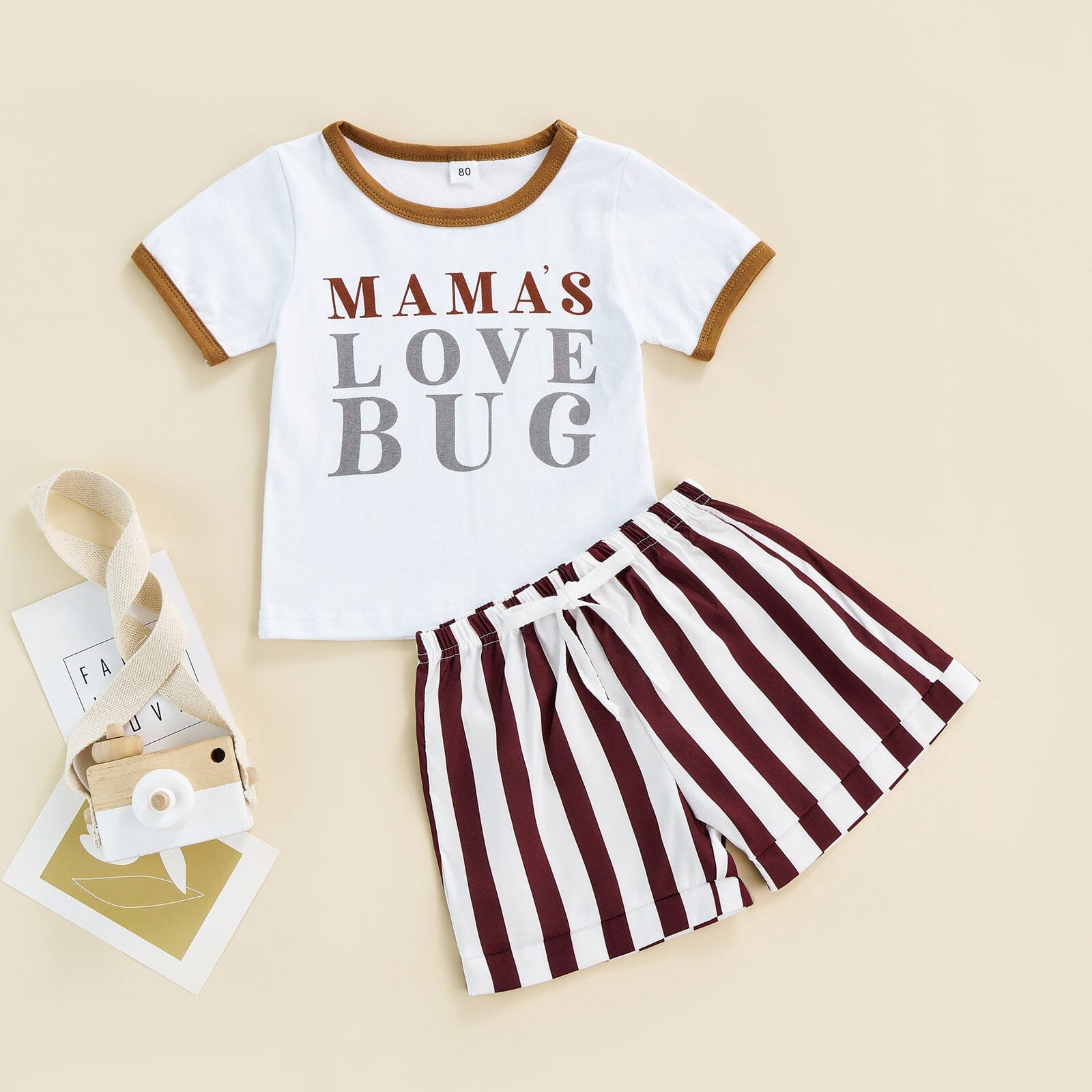 Conjunto Infantil Feminino "Amor da Mamãe" Loja Click Certo 18-24 Meses 