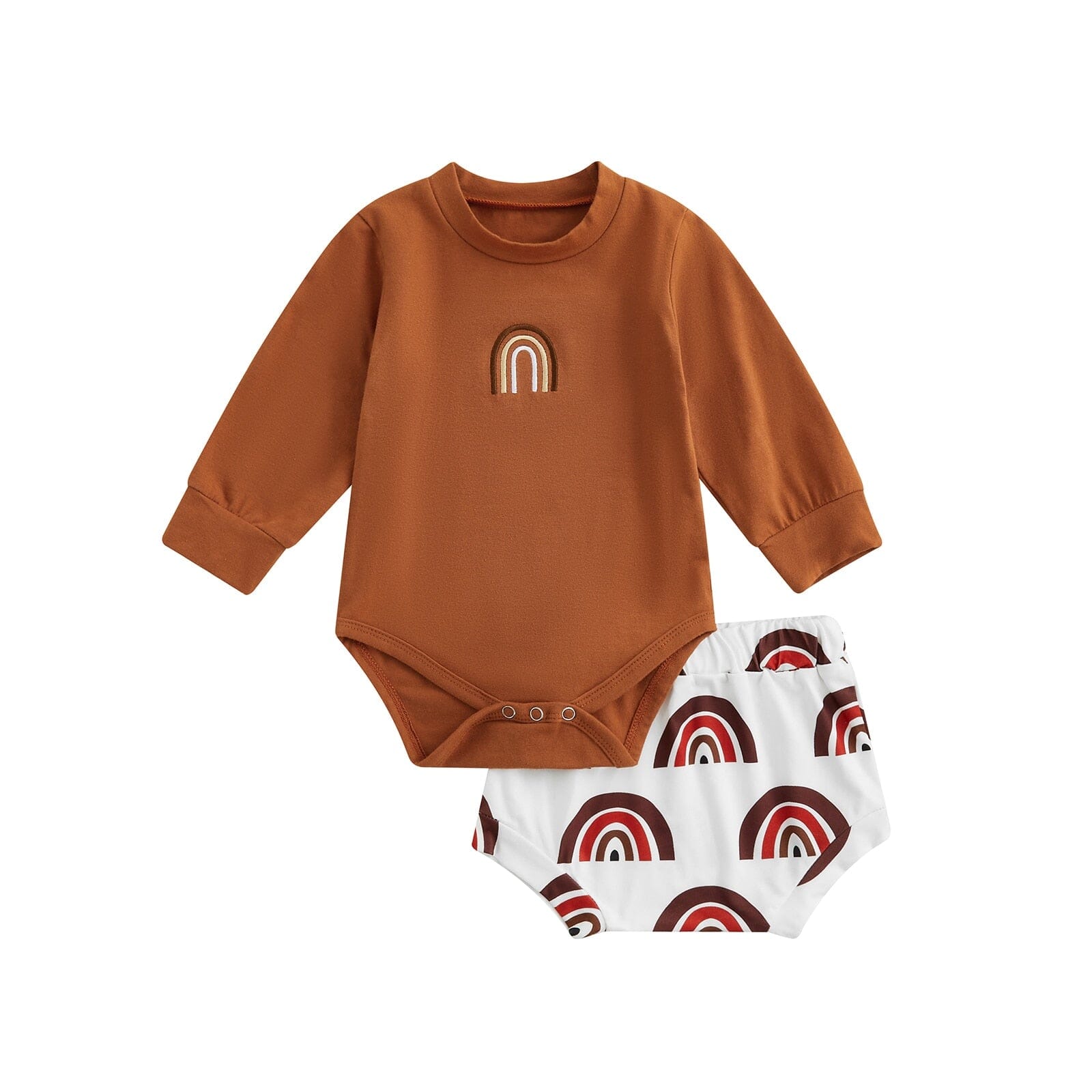 Conjunto Infantil Feminino Arco-íris Loja Click Certo 