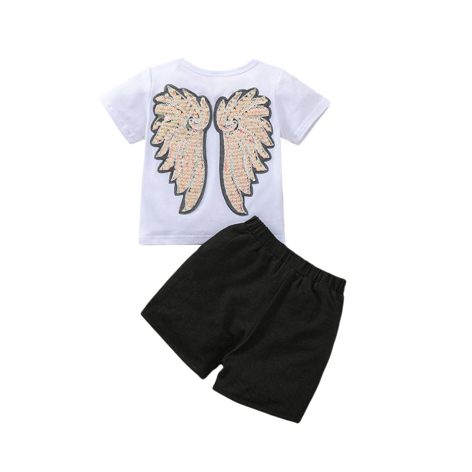 Conjunto Infantil Feminino Asas de Anjo conjunto Loja Click Certo 