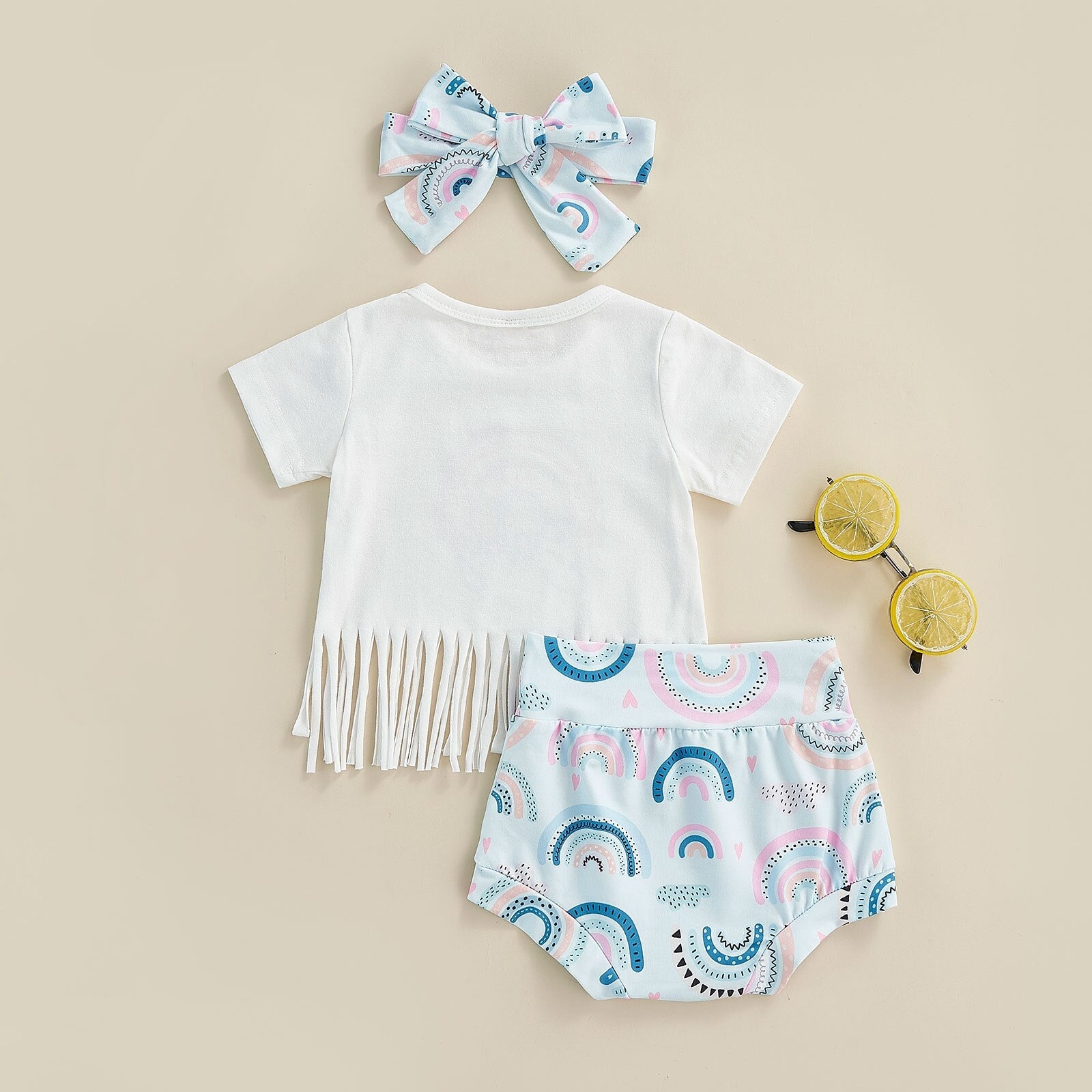 Conjunto Infantil Feminino Babe + Faixa conjunto Loja Click Certo 