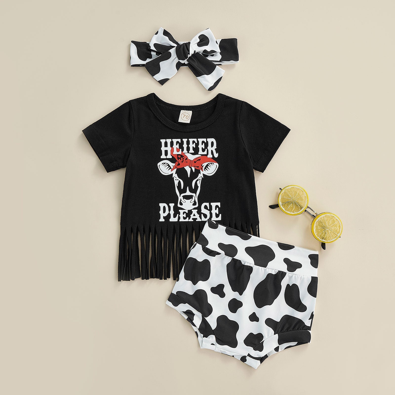 Conjunto Infantil Feminino Babe + Faixa conjunto Loja Click Certo 