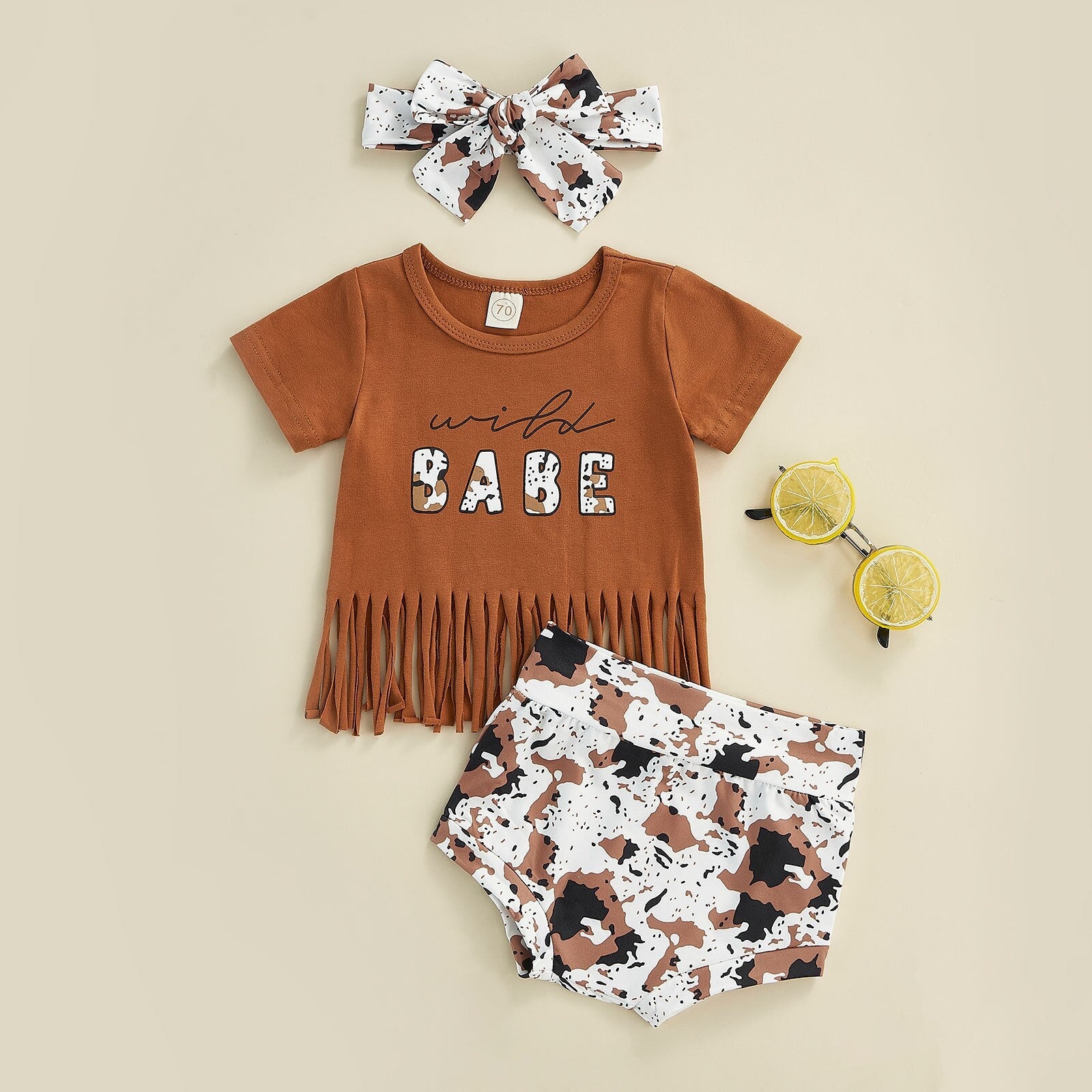 Conjunto Infantil Feminino Babe + Faixa conjunto Loja Click Certo 