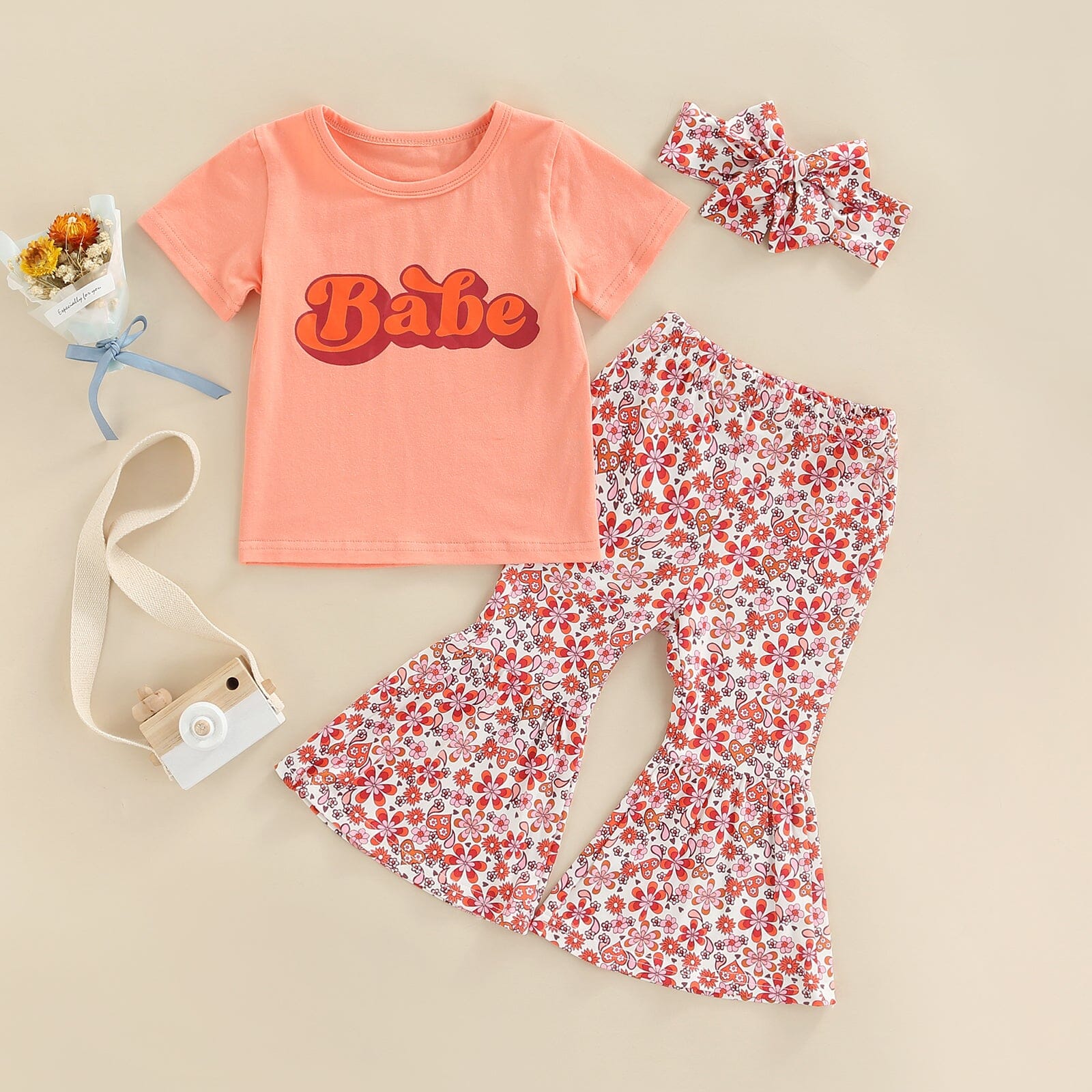 Conjunto Infantil Feminino Babe + Faixa Loja Click Certo 18-24 Meses 