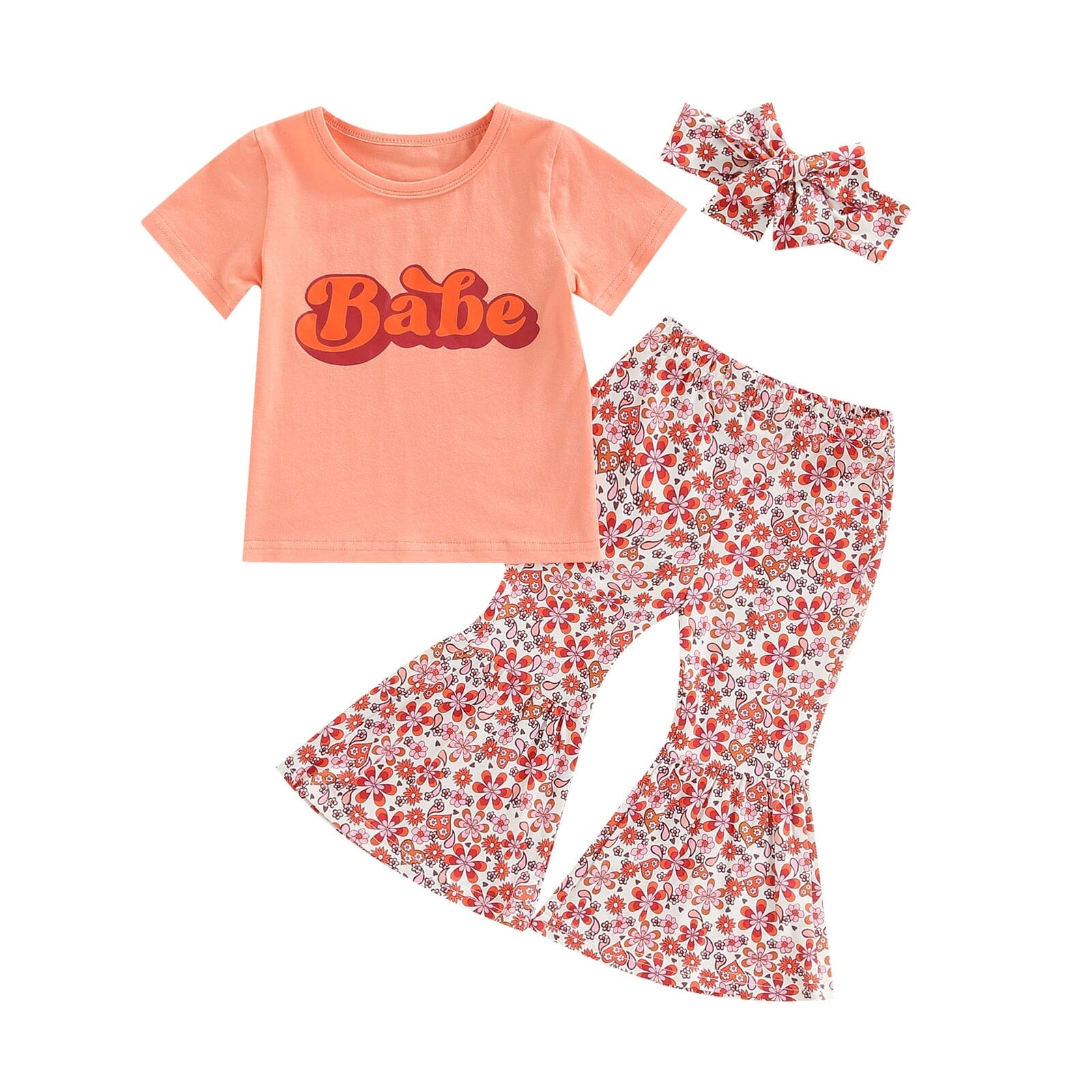 Conjunto Infantil Feminino Babe + Faixa Loja Click Certo 