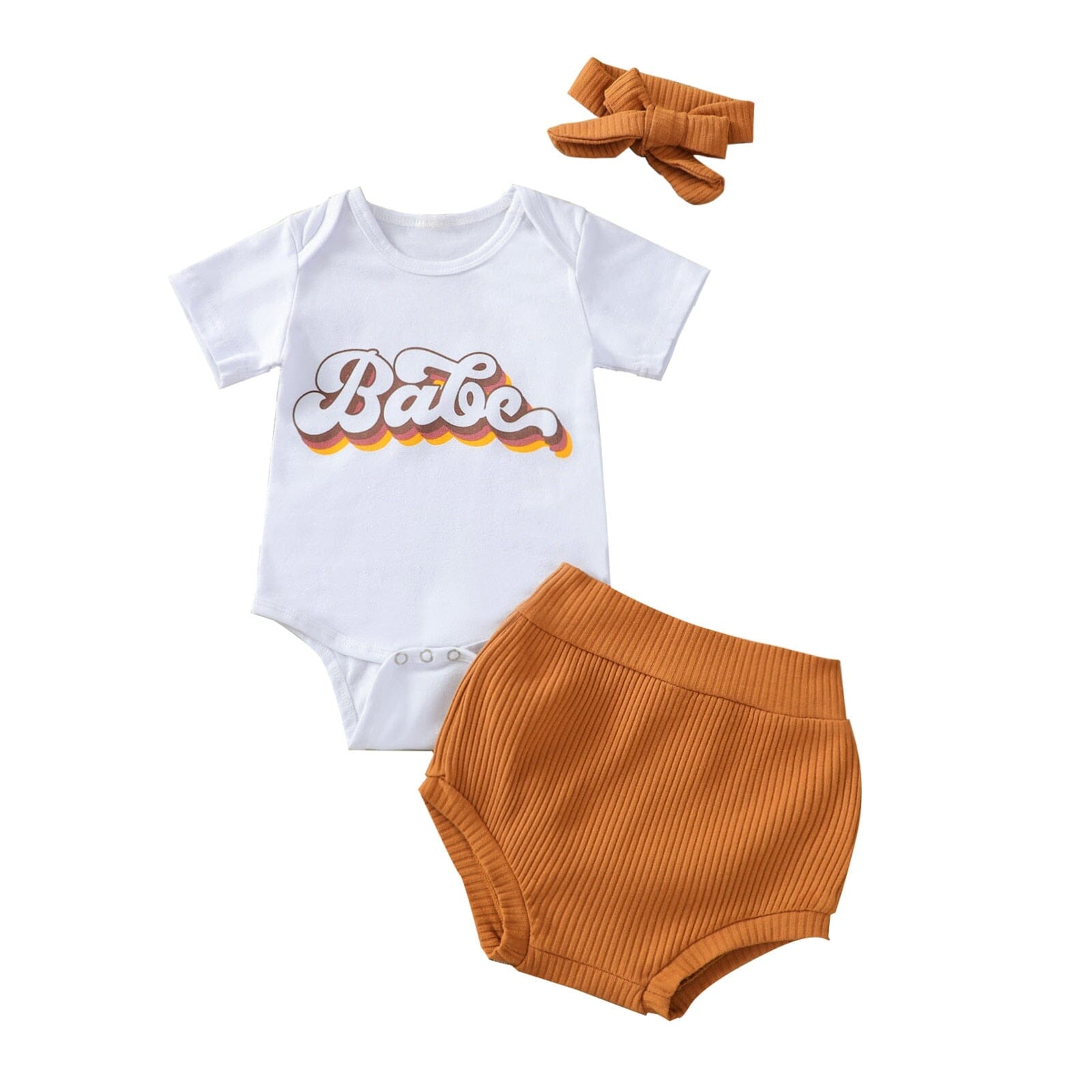 Conjunto Infantil Feminino Babe + Faixa Loja Click Certo 