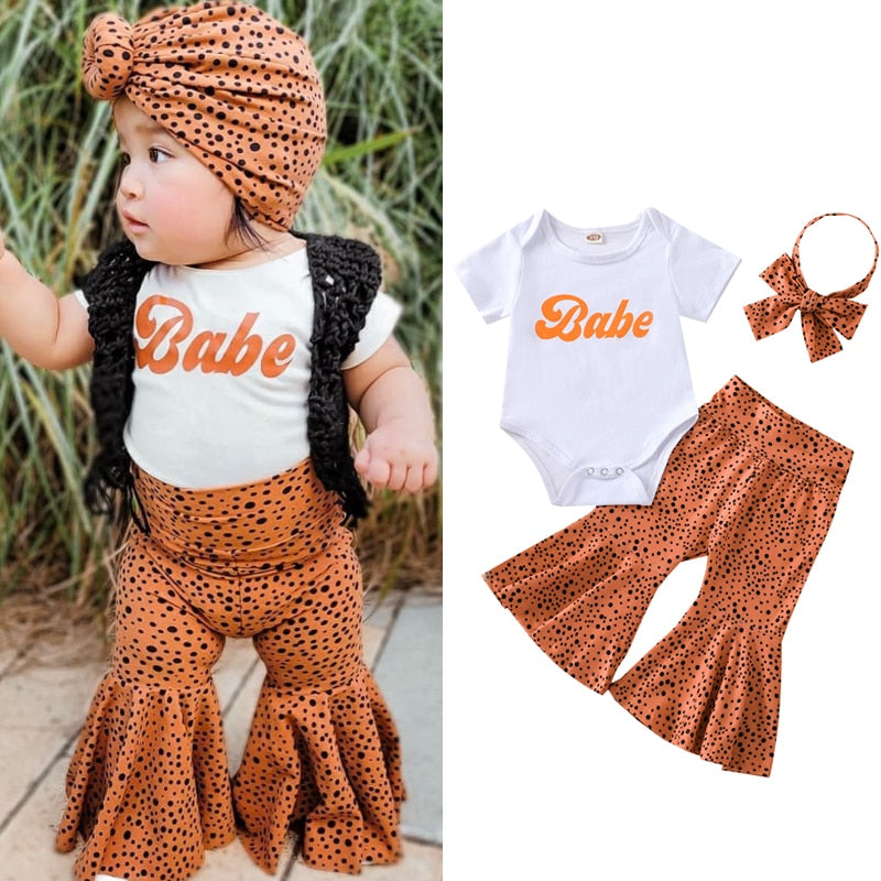 Conjunto Infantil Feminino Babe + Laço conjunto Loja Click Certo 