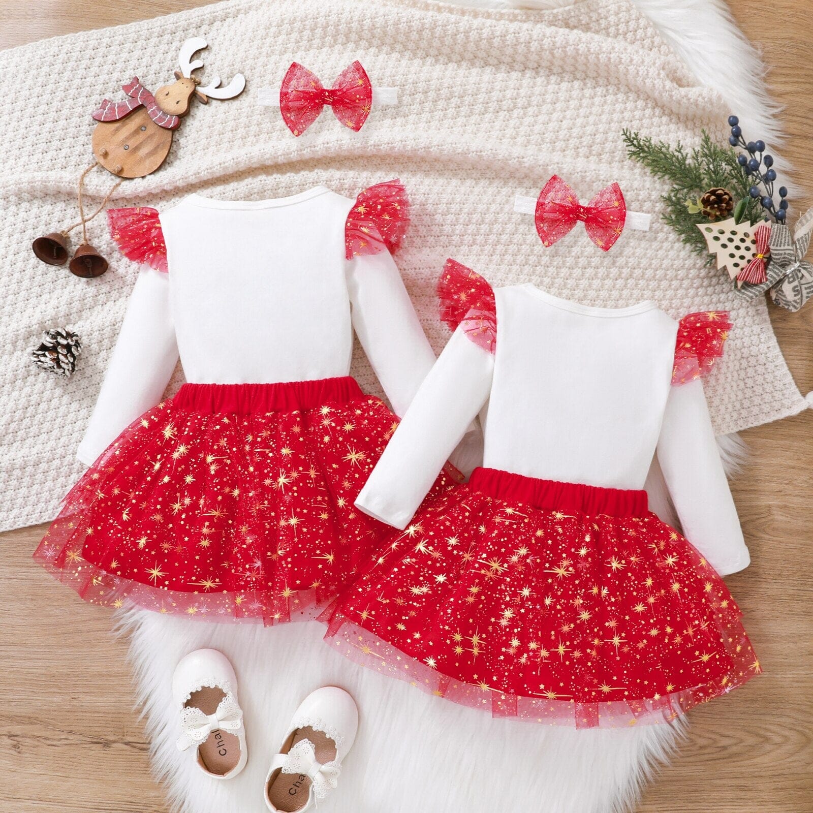 Conjunto Infantil Feminino Baby Noel 0 Loja Click Certo 