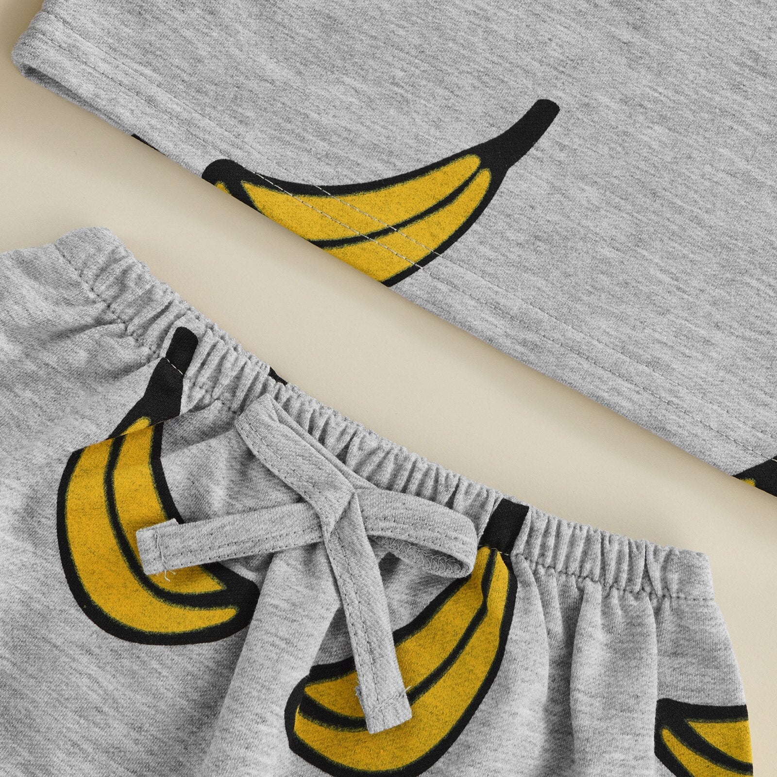 Conjunto Infantil Feminino Banana conjunto Loja Click Certo 