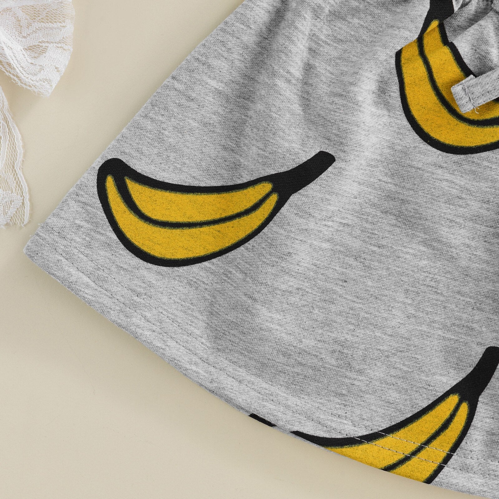 Conjunto Infantil Feminino Banana conjunto Loja Click Certo 