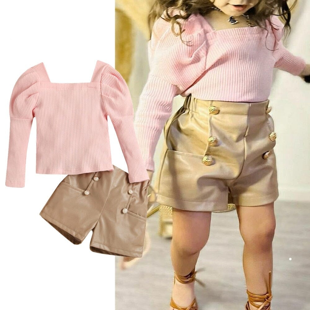 Conjunto Infantil Feminino Blusa Princesa Loja Click Certo 