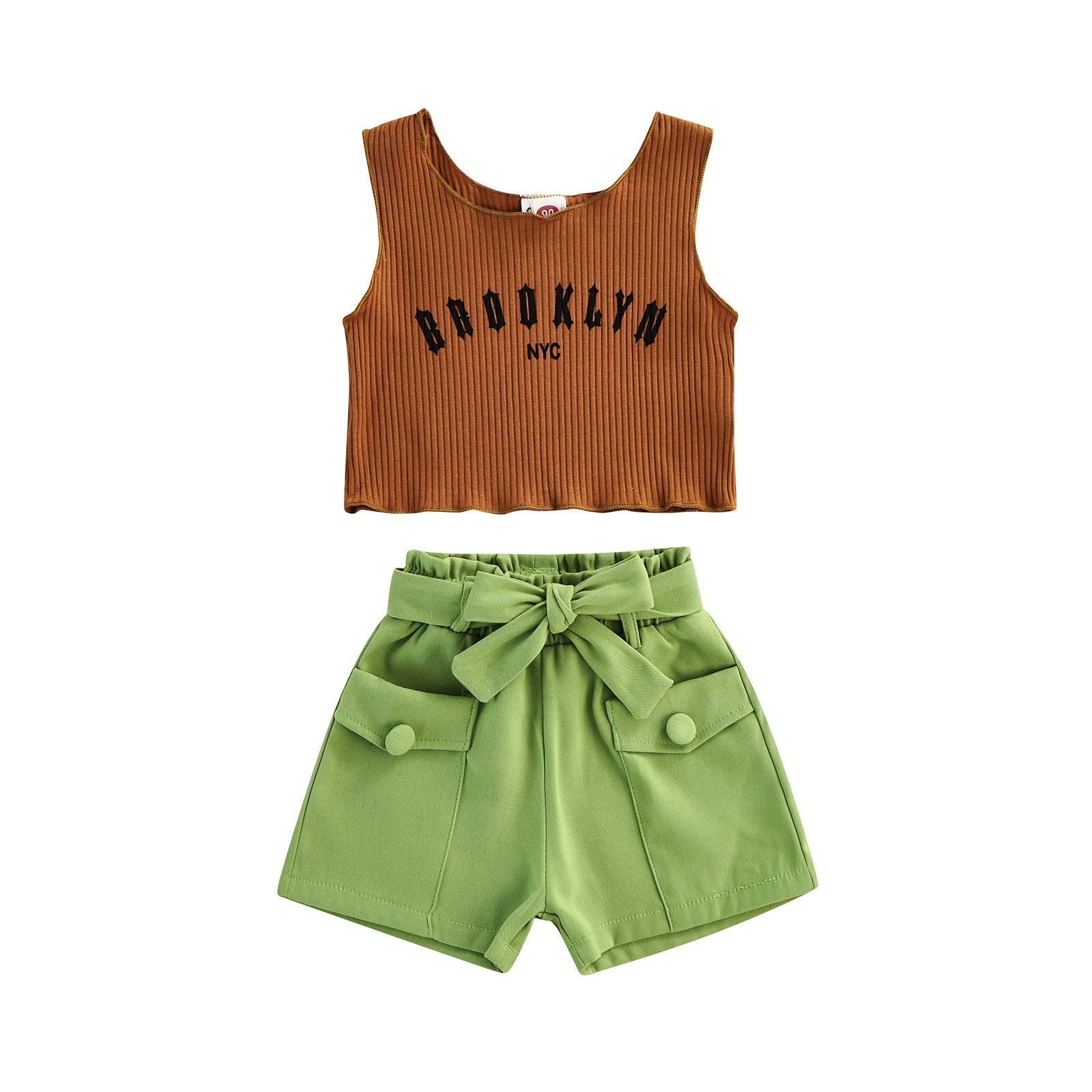 Conjunto Infantil Feminino Brooklyn conjunto Loja Click Certo 