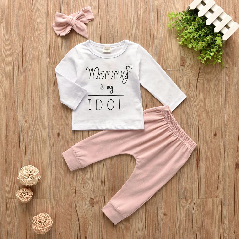 Conjunto Infantil Feminino + Faixa Mommy conjunto Loja Click Certo 