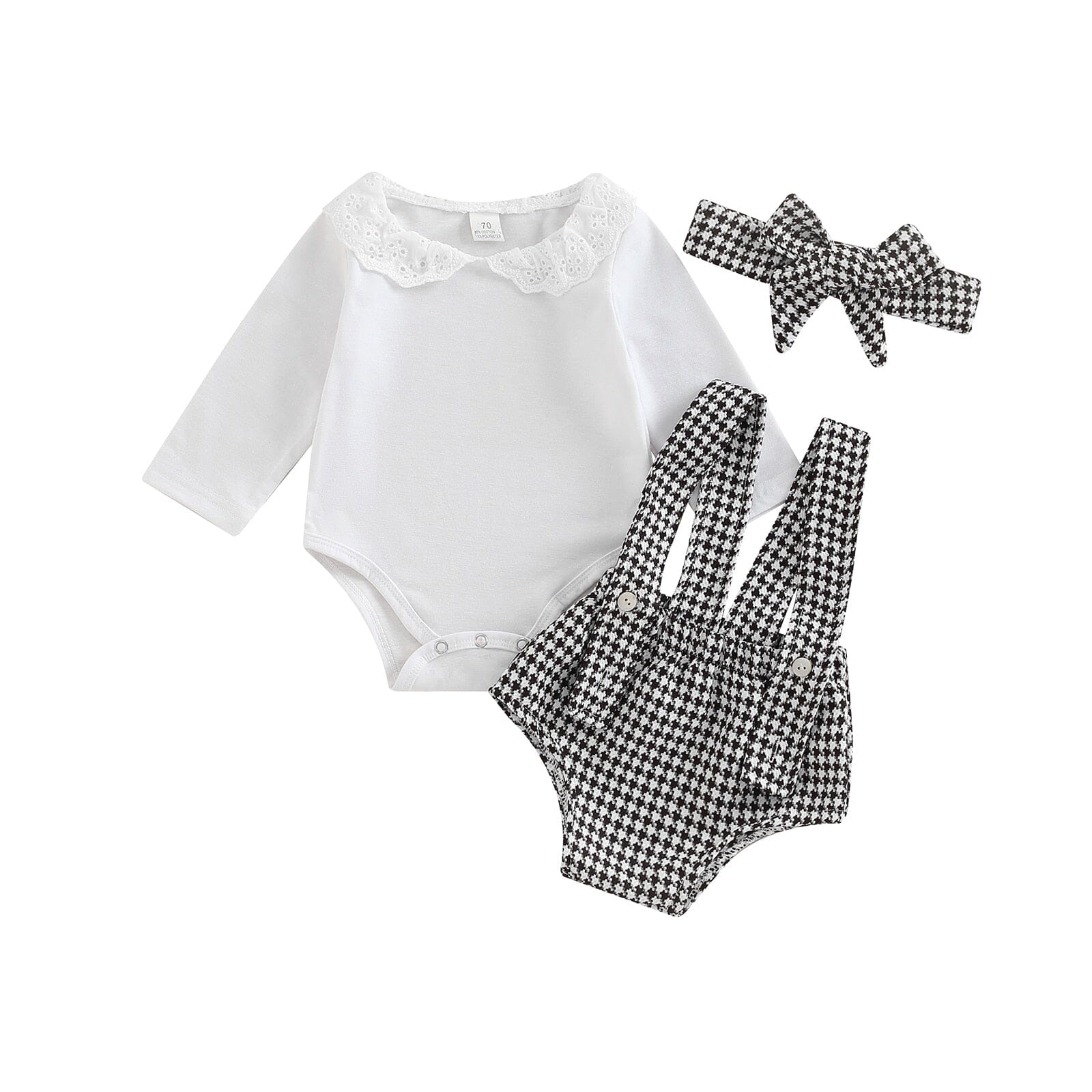 Conjunto Infantil Feminino Golinha Loja Click Certo Preto 0-3 meses 