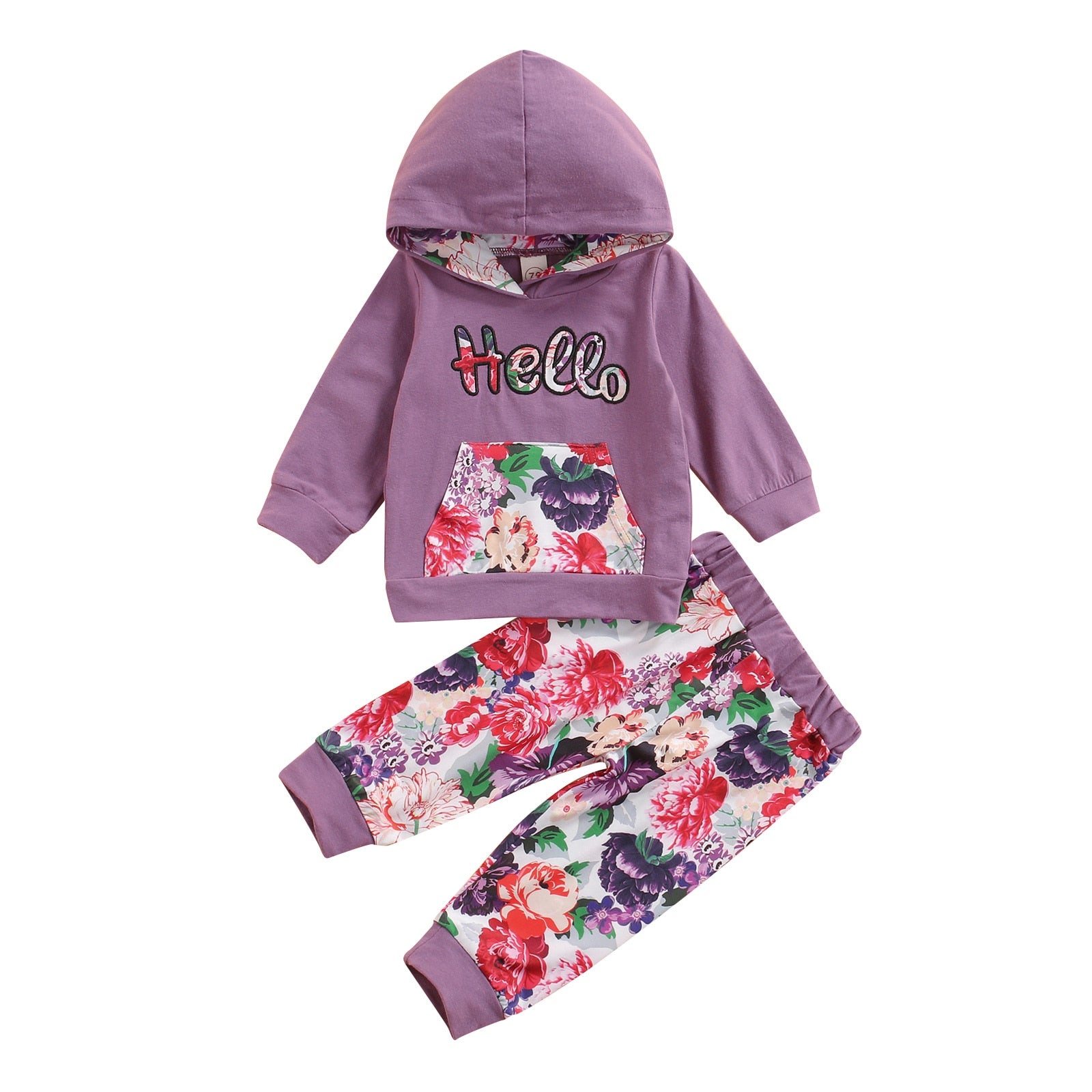 Conjunto Infantil Feminino Hello conjunto Loja Click Certo 