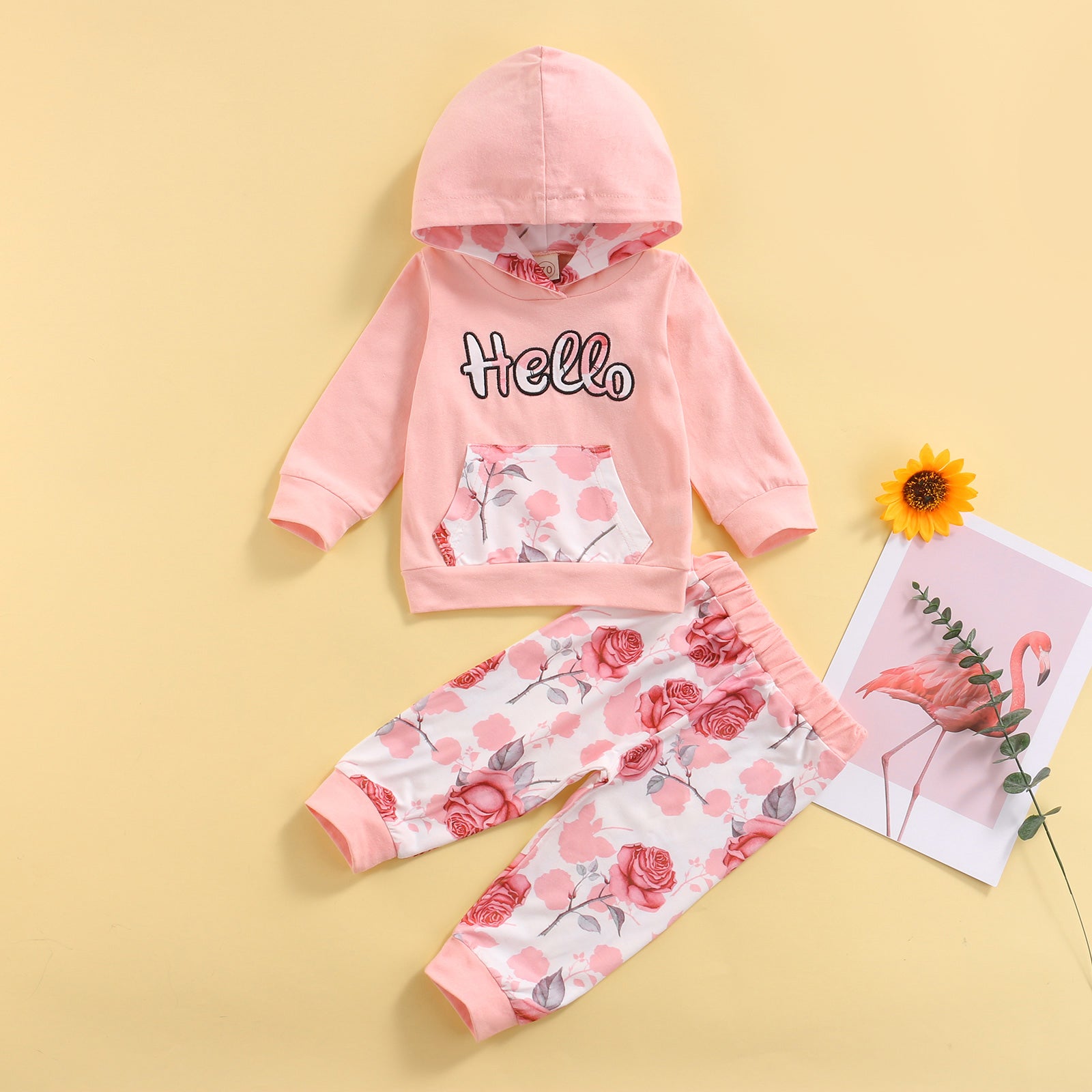 Conjunto Infantil Feminino Hello conjunto Loja Click Certo 