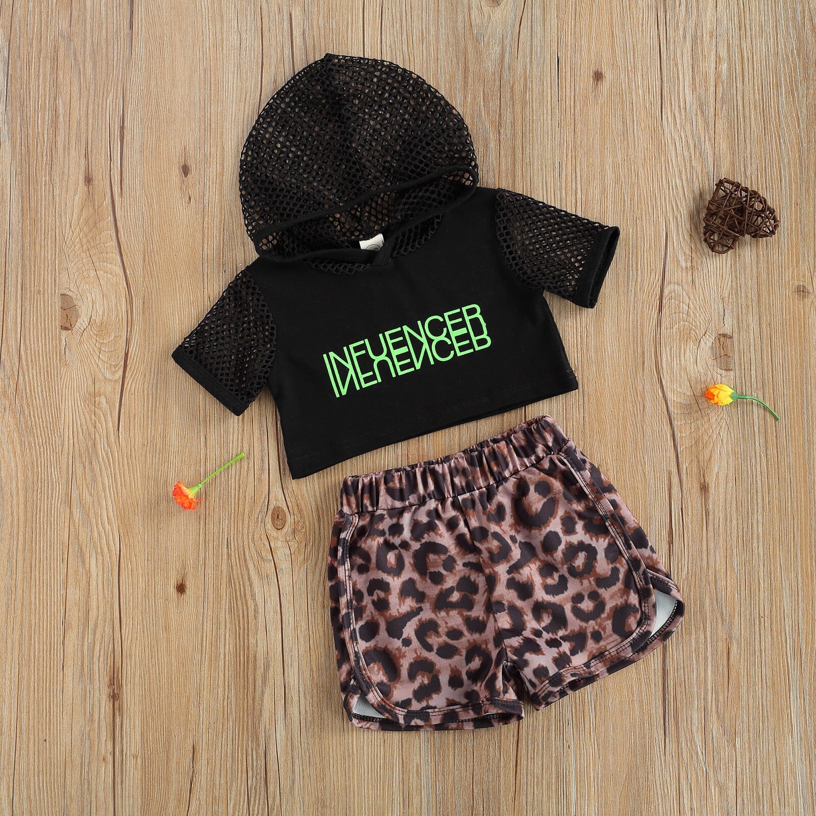 Conjunto Infantil Feminino Influencer Oncinha Loja Click Certo 