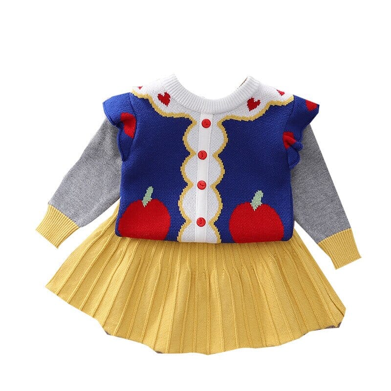 Conjunto Infantil Feminino Maçazinha Loja Click Certo 