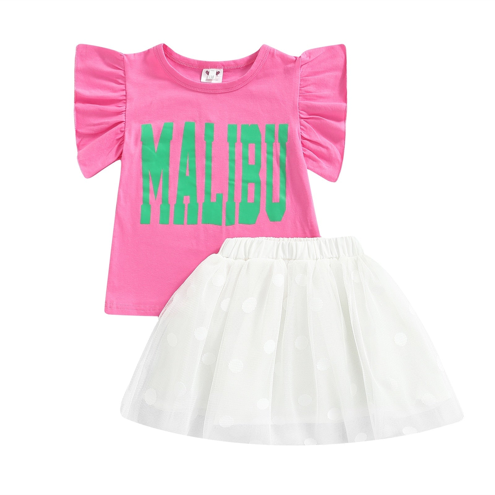 Conjunto Infantil Feminino Malibu conjunto Loja Click Certo 