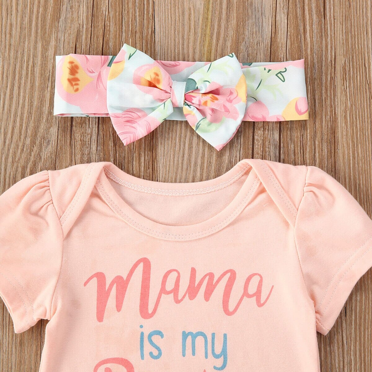 Conjunto Infantil Feminino "Mamãe é Minha Melhor Amiga" Loja Click Certo 