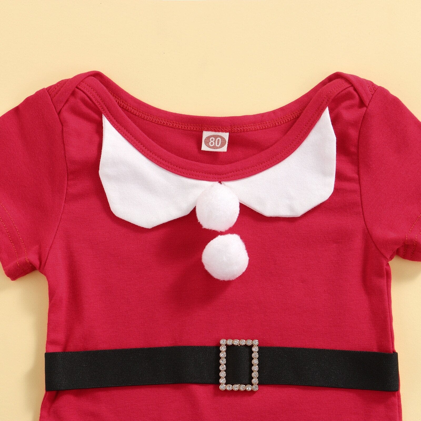 Conjunto Infantil Feminino Mamãe Noel + Faixa 0 Loja Click Certo 