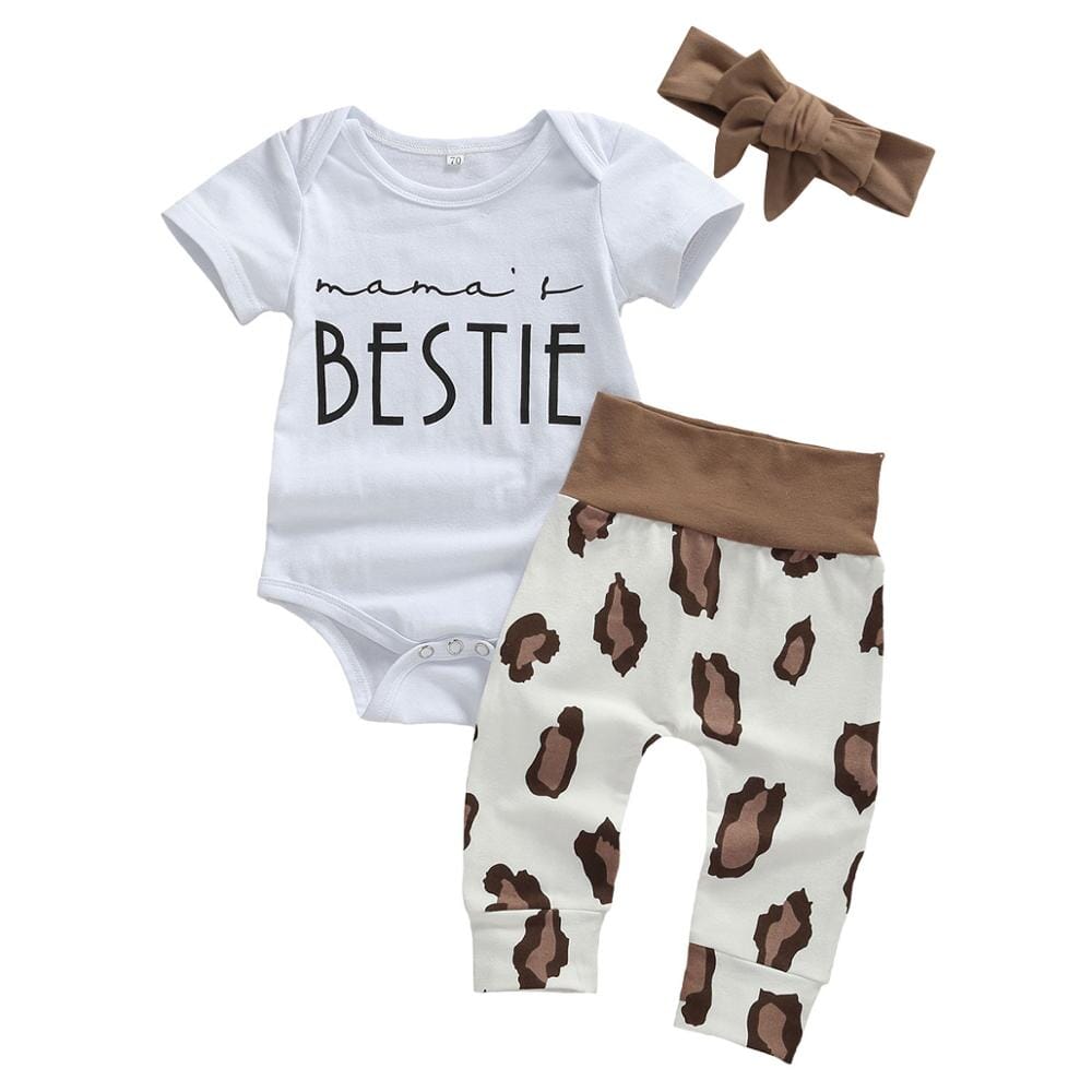 Conjunto Infantil Feminino "Melhor Amiga da Mamãe" Loja Click Certo 