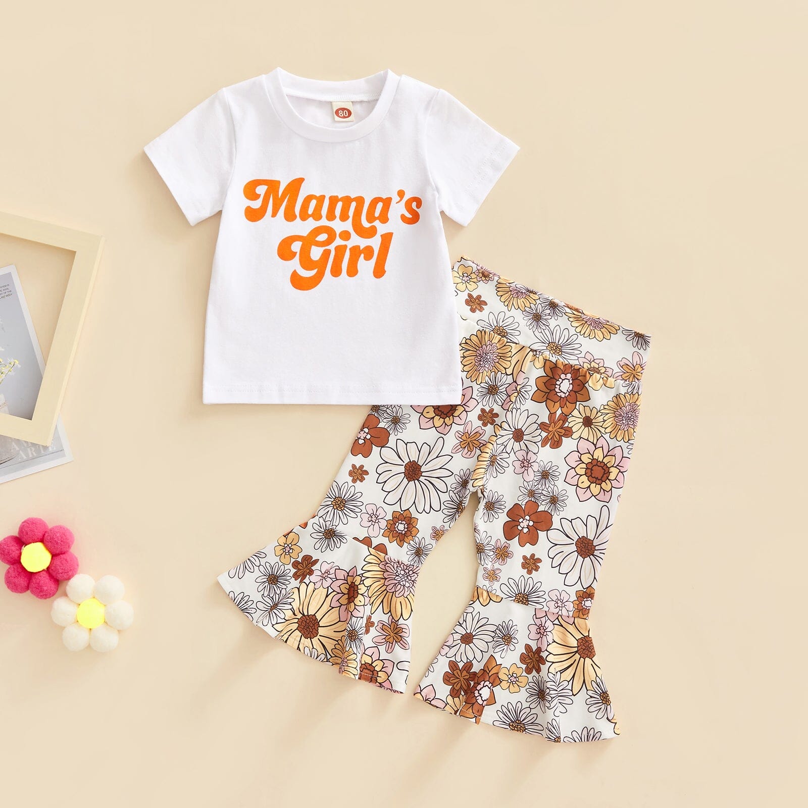 Conjunto Infantil Feminino "Menina da Mamãe" Loja Click Certo 1-2 Anos 