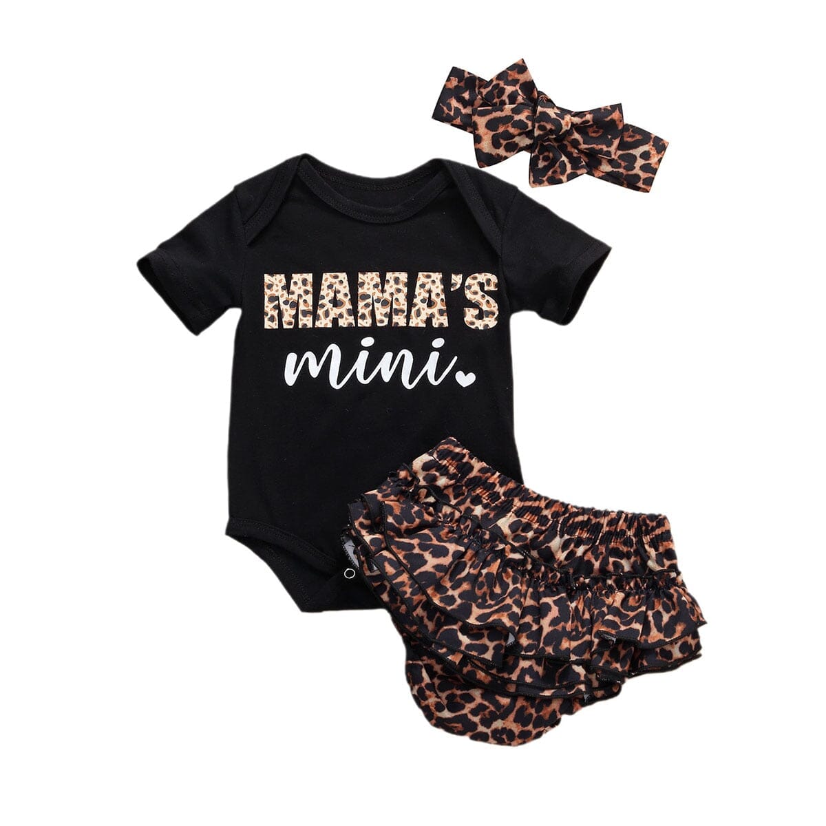 Conjunto Infantil Feminino "Mini da Mamãe" Loja Click Certo 