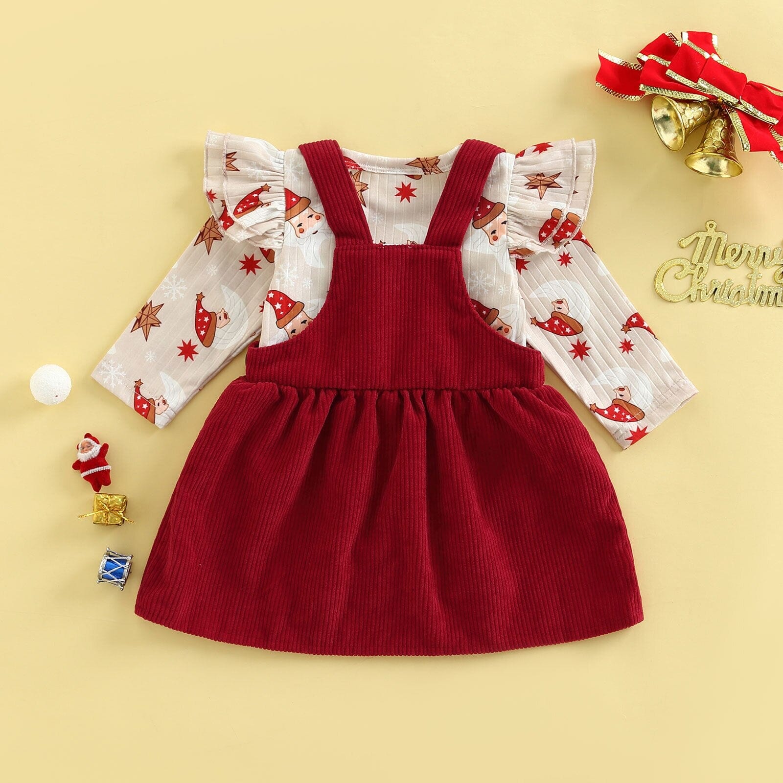 Conjunto Infantil Feminino Natal Especial 0 Loja Click Certo 