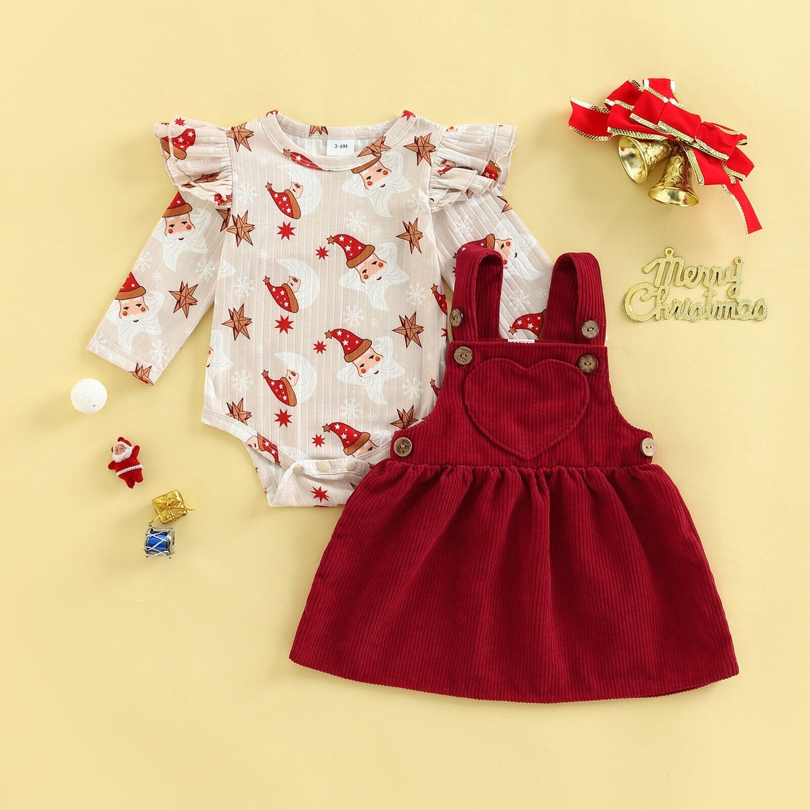 Conjunto Infantil Feminino Natal Especial 0 Loja Click Certo 