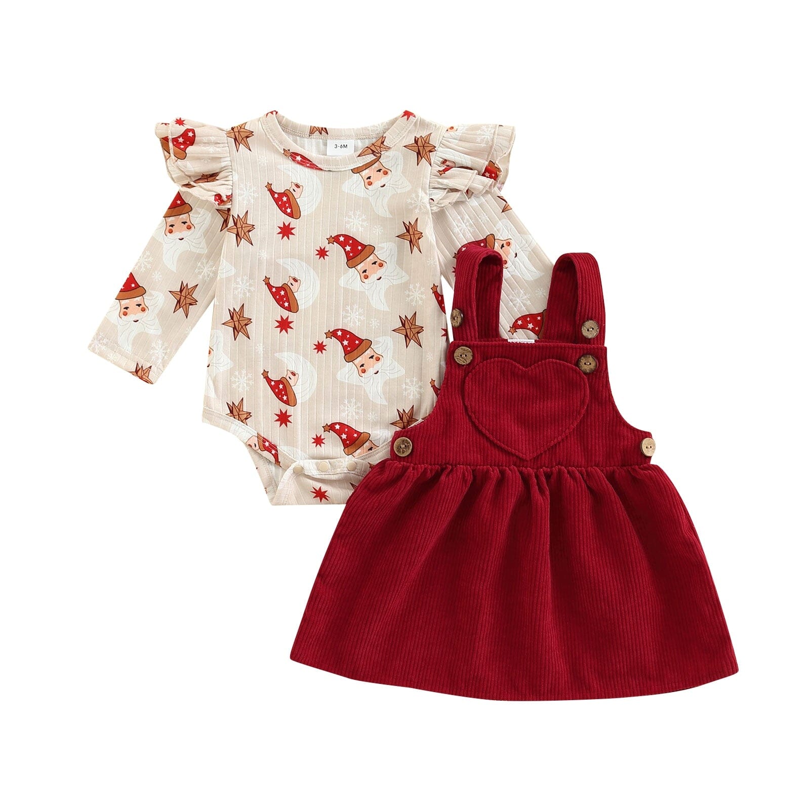 Conjunto Infantil Feminino Natal Especial 0 Loja Click Certo 