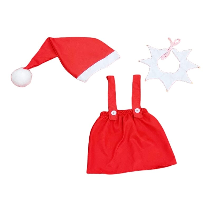 Conjunto Infantil Feminino Natal Feliz 0 Loja Click Certo Vermelho 3-6 Meses 