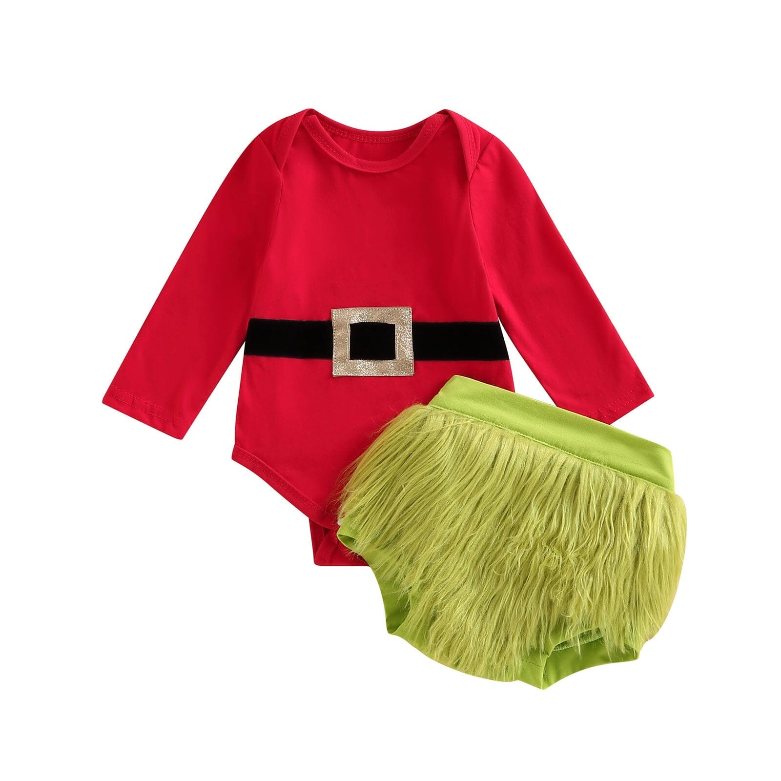 Conjunto Infantil Feminino Natalino Franjinha 0 Loja Click Certo 