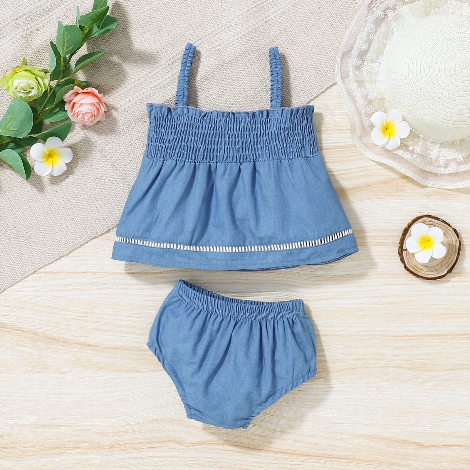 Conjunto Infantil Feminino Plissado conjunto Loja Click Certo 