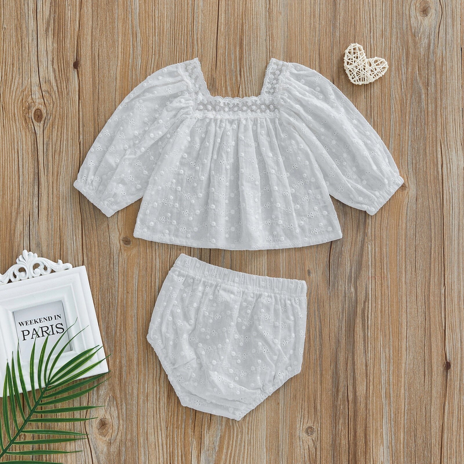 Conjunto Infantil Feminino Renda e Florzinha Loja Click Certo 